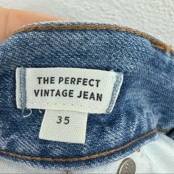 MADEWELL The Petite Perfect Vintage Jean in Fitzgerald Wash, Size 35P, NWT! - Picture 10 of 14